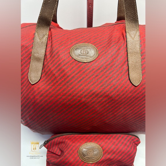 ❤️SOLD❤️Vintage Gucci Packable Weekender w/ Pouch - Picture 5 of 14
